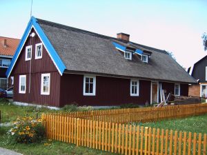 Typical Cottage On Curonian Spit